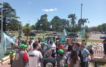 ATE Seccional Junín realizó una jornada de protesta