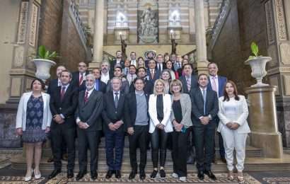 Kicillof recibió a las autoridades que participarán de la Primera Cumbre Latinoamericana de Gobernadores