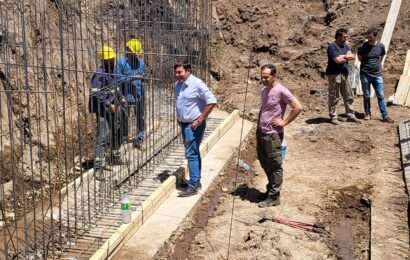 Avanza la construcción de una nueva alcantarilla en R. Cano