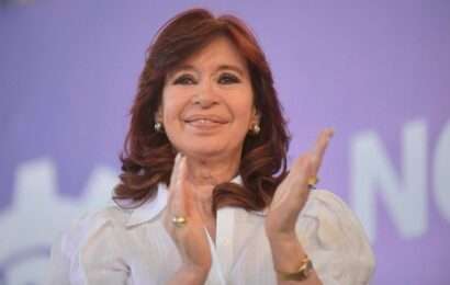 Acto de la militancia hoy con de Cristina Kirchner