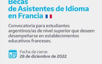 El Ministerio de Educación abrió inscripción al Programa de Asistentes de Idioma en Francia