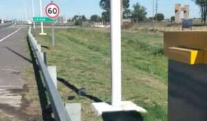 Dos nuevos radares de velocidad  sobre Ruta 7 a la altura de Leandro N. Alem