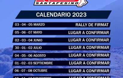 El Rally Provincial Santafesino confirmó el calendario para el 2023