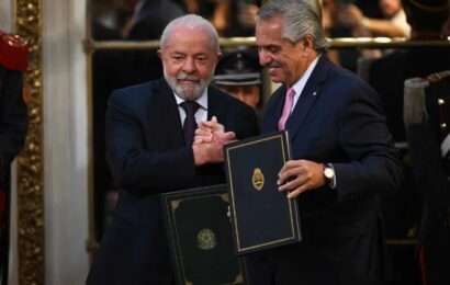 Alberto y Lula firmaron convenios y acordaron proyectos