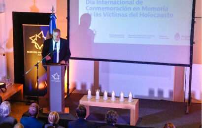 Perczyk participó del acto por el Día Internacional de Conmemoración en Memoria de las Víctimas del Holocausto