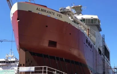 Chile presentó el mayor buque rompehielos de Sudamérica para explorar la Antártida