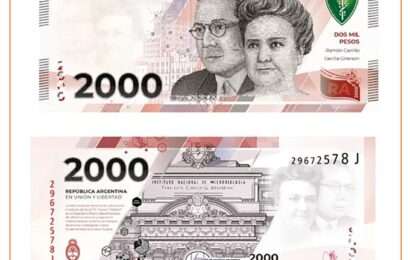 El Banco Central emitirá un billete de 2 mil pesos