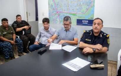 Reunión entre Seguridad y la APREVIDE por los operativos previos al partido entre Sarmiento y River Plate