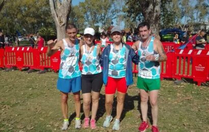 Atletas rojenses corrieron el Nacional de Cross en Tandil