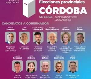 Once listas compiten en las elecciones provinciales en Córdoba