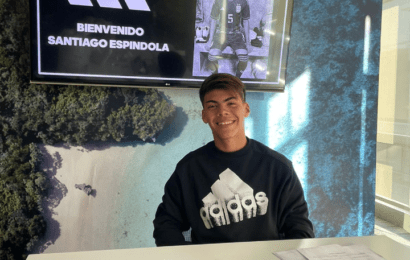 Santiago Espíndola acordó su vínculo con la firma Adidas