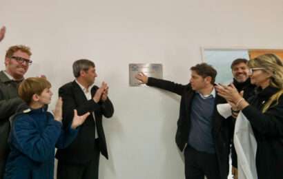 Kicillof y Bianco inauguraron mejoras en el centro universitario de Hipólito Yrigoyen