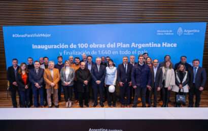 Todos los municipios de la Argentina recibieron una obra pública