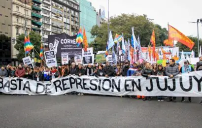 Arranca la marcha nacional contra la represión en Jujuy