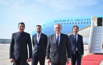 El Presidente arribó a la India para participar de la Cumbre del G20
