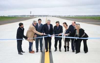 Alberto inauguró obra que duplica la capacidad operativa del Aeropuerto de Ezeiza