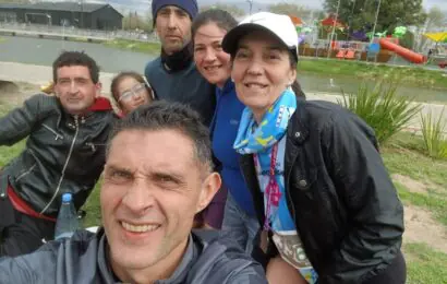 Varios rojenses corrieron la Media Maratón de La Merced