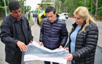 Nardini recorrió las obras de repavimentación en la Ruta Provincial Nº23