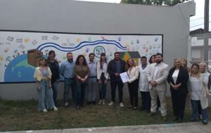 Inauguración de mural.