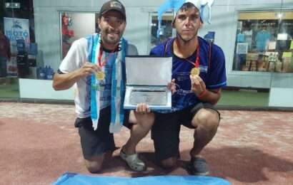 Edgardo González y Martín Miranda son campeones Sudamericanos