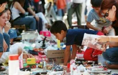 Segunda jornada de la Feria Popular del Trueque en Pergamino