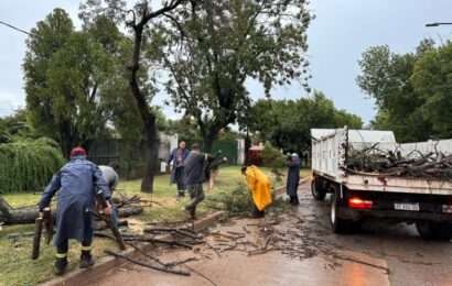 Fuertes tormentas provocaron inconvenientes en distritos del oeste bonaerense