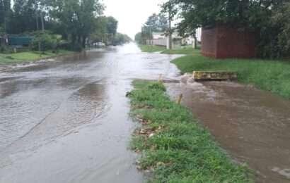 Las lluvias causaron problemas en varios sectores de la ciudad