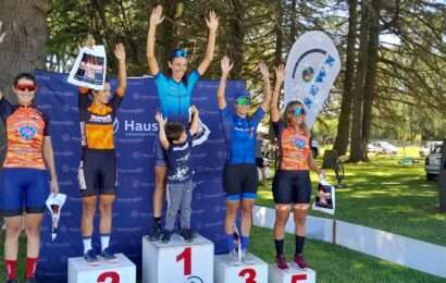 Paola Allevato fue tercera en la MTB Kiñewn