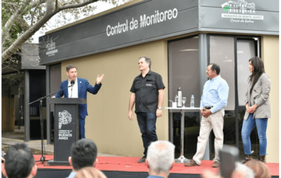 Se inauguró la ampliación de la sala de monitoreo de Benito Juárez