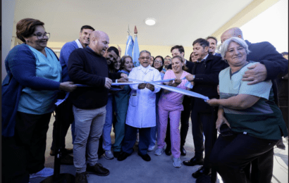 Kicillof inauguró la ampliación del Centro de Salud