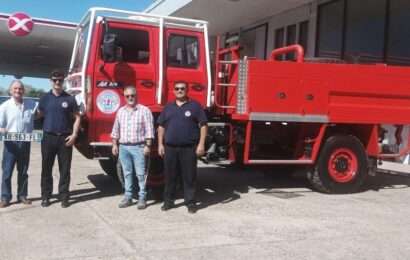 Bomberos de Carabelas ya tiene la nueva unidad forestal