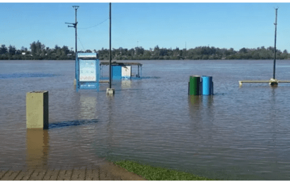 Más de 550 evacuados por la crecida del río Uruguay