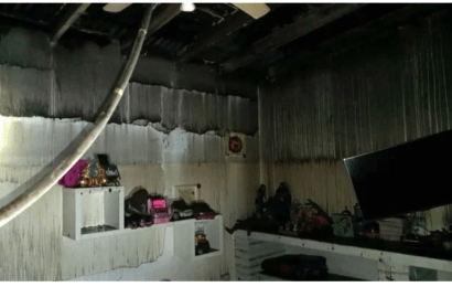 14 niños internados por incendio intencional de un hogar