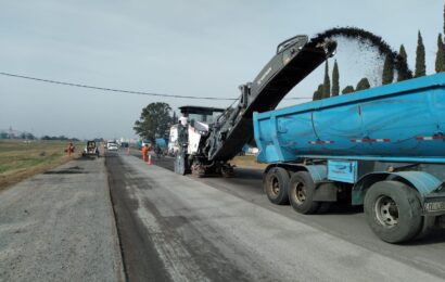 Se reanudaron los trabajos en la Ruta 31