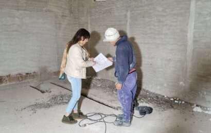 Comenzó una nueva etapa en la construcción de la Sala de Tomografía