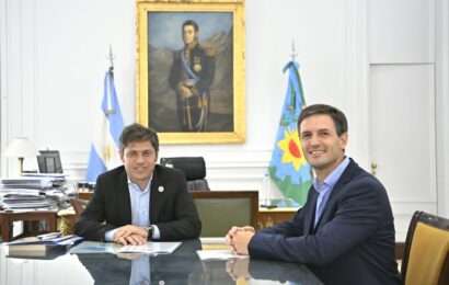 Kicillof desembarca en San Vicente para inaugurar una escuela y una base de la Fuerza Barrial