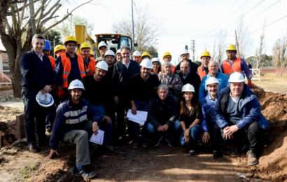 Katopodis recorrió obras de saneamiento en Berazategui