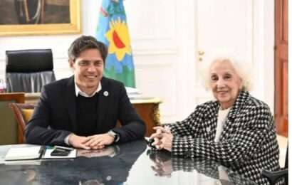 Axel Kicillof y Estela de Carlotto acordaron reflotar una política pública desmantelada por Milei