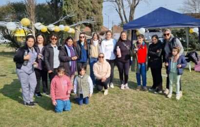 Semana de la lactancia: Hubo actividades en la pista