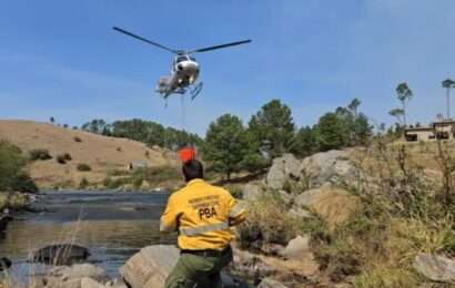 Tras una semana de incendios, Milei viaja a Córdoba para ponerse al tanto de la situación