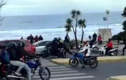 Asalto piraña de motociclistas a empresario marplatense y su pareja