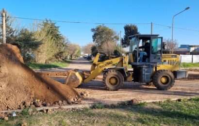 Trabajos en la colectora: Piden a los vecinos precaución al circular por Luis Dorrego