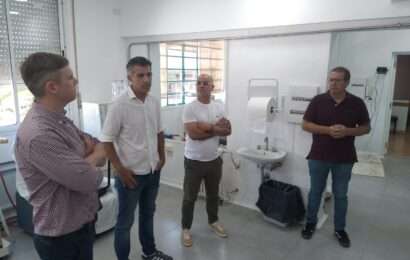 Autoridades realizaron una recorrida por el renovado sector de hemodiálisis