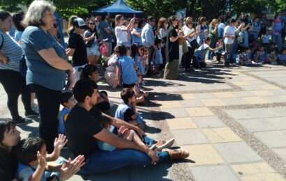 Se llevó a cabo la Muestra de Nivel Inicial en la Plaza San Martín