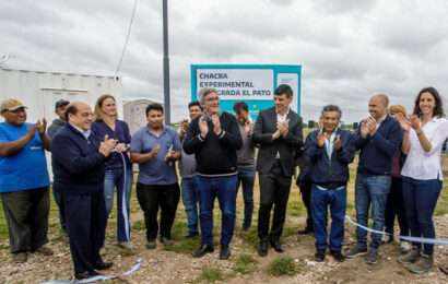 El ministro Javier Rodríguez presentó la Chacra Experimental El Pato