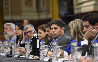 Kicillof reunió a la comisión del Canal Magdalena con el foco puesto en el traspaso de obra