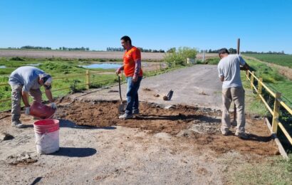 Continúan los trabajos en el Puente Matadero