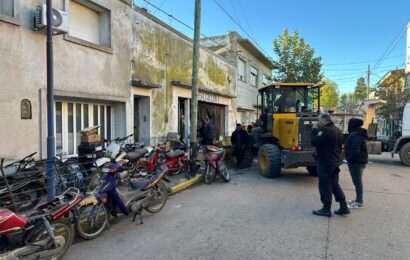 Se produjo un allanamiento en una vivienda de calle Kennedy
