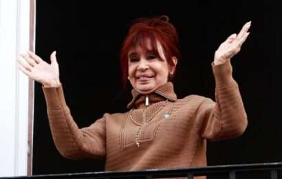 Desalojo en el acampe en la casa de Cristina Kirchner