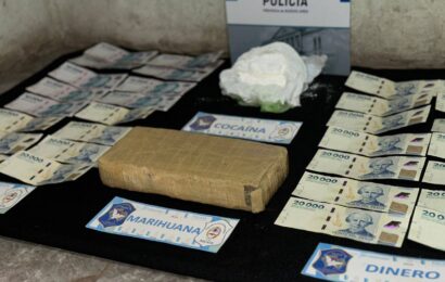 Secuestran gran cantidad de drogas a una familia de Rojas